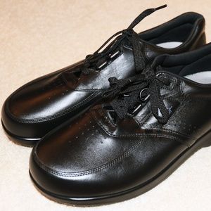 SAS Time Out Black Men's Leather Walking Shoe 11.5